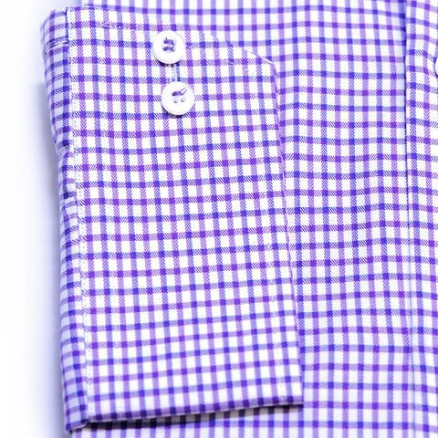 White Purple Check