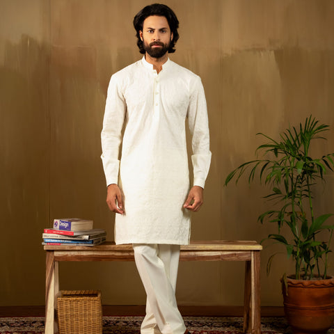 Ivory - Kurta Trouser