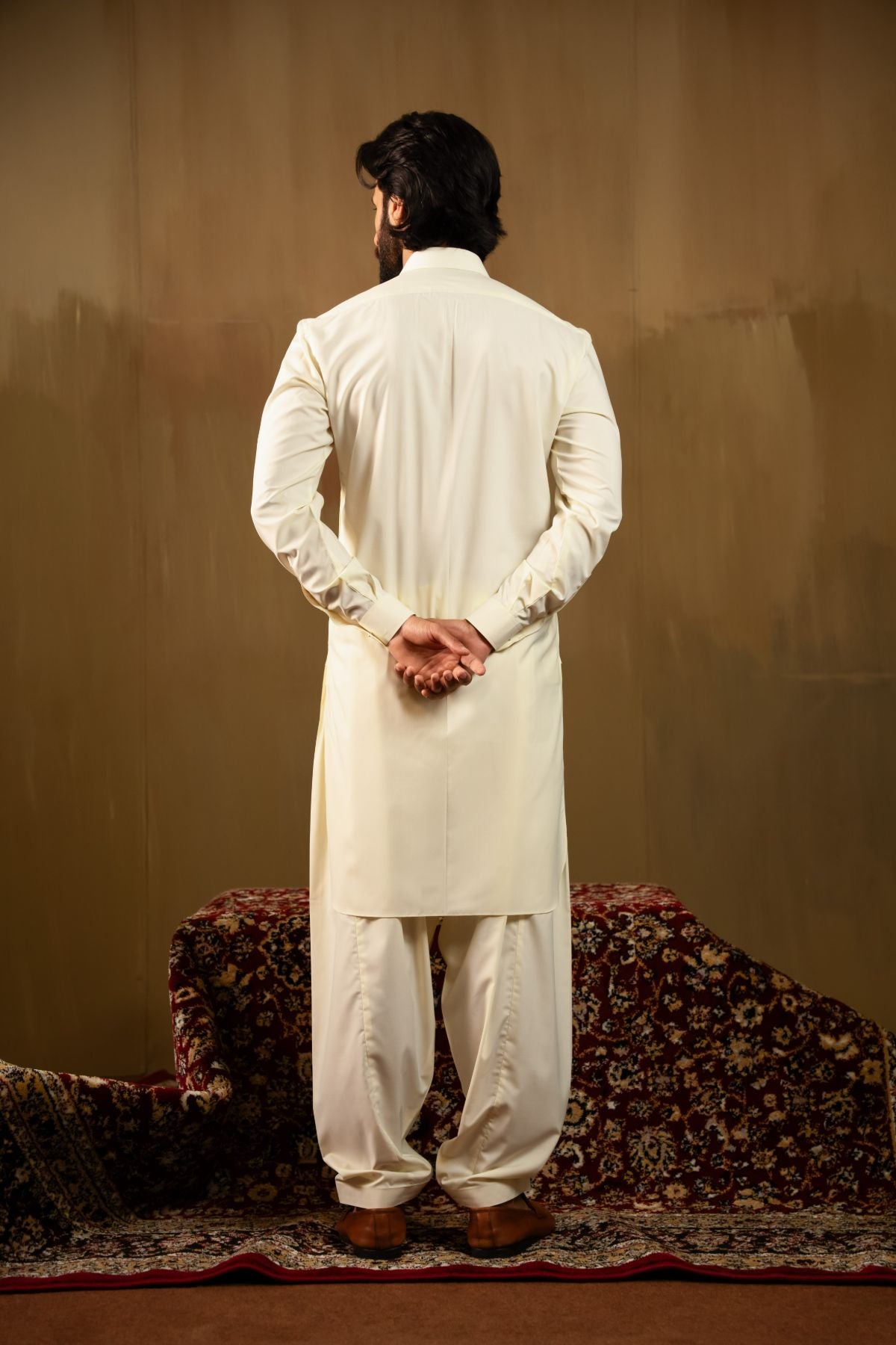 Soft Beige -Shalwar kameez Portia man Soft Beige -Shalwar kameez Portia man