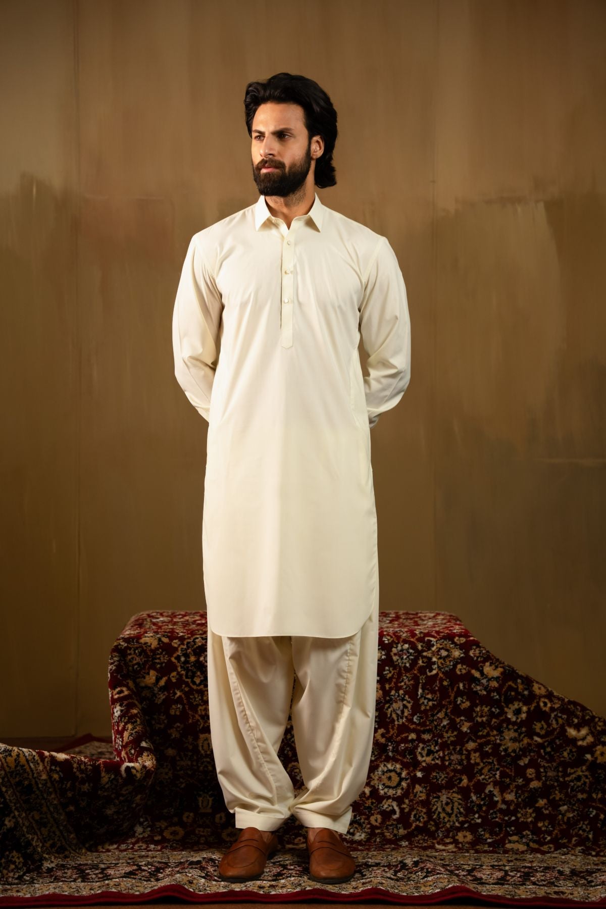 Soft Beige -Shalwar kameez