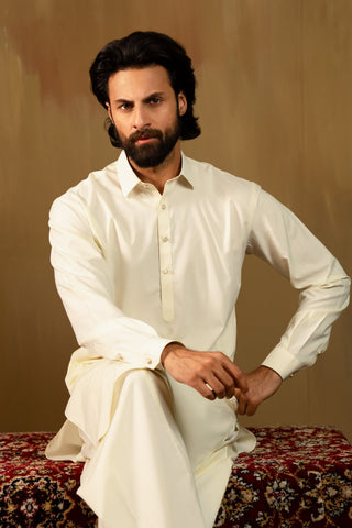 Soft Beige -Shalwar kameez
