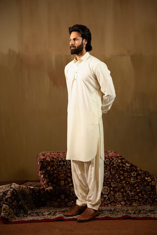 Soft Beige -Shalwar kameez